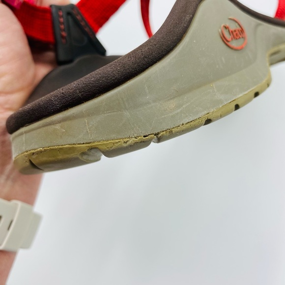 Chaco Sandal Z1 Classic Sport Red/Brown Women’s 11 - Picture 9 of 13